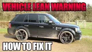 *VEHICLE LEAN WHEN CORNERING* Amber Warning Light Range Rover Sport - How to FIX & What it Means
