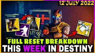 THIS WEEK IN DESTINY (12th July) - Vendor Reset Breakdown, Iron Banner & More!