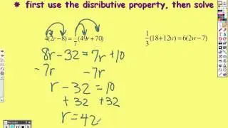 solving equations with variables on both sides