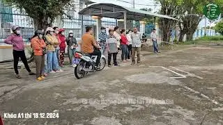 Thi thử thực h&agrave;nh l&aacute;i xe 2 b&aacute;nh hạng A1 | Kh&oacute;a A1 ng&agrave;y 18.12.2024 | Rạch Gi&aacute;