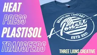 HEAT PRESSING PLASTISOL TRANSFERS - HIGHLIGHT VIDEO