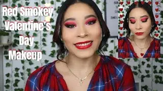 Red Smokey Valentine's Day Makeup| SMGLAMBEAUTY