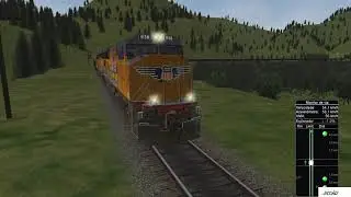 Open Rails- testando cabine 3D SD70/CAB 3D