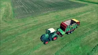 Ladewagen erster Schnitt Silage 2018 Self loading wagon Silage first cut 2018