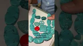 Spot the fake: turquoise !! Lots of wanna be&rsquo;s out there!! #turquoise #spotthedifference