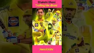 CSK Lost Game Trolling Ms dhoni wife shakshi  😱 #shorts #viralvideo #shortvideo