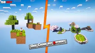 Minecraft Skyblock, But The Island Changes Every Minute ! But Different ?