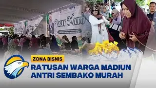 Ratusan Warga Kabupaten Madiun Serbu Pasar Murah | Zona Bisnis