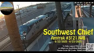 A3(21) WB Southwest Chief (153-139-167 x 9) | 2025/06/22 - 2025/06/23