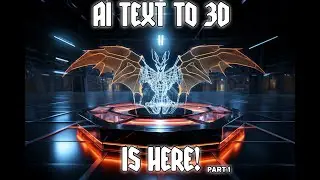 Text to 3D AI is here!