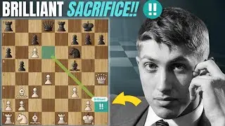 Fischer STUNNED By a Brilliant Marshall Attack!! | U.S. Chess Championship 1959