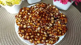 TASTY MOONGFALI AUR GUD KI CHIKKI 😋🫖