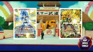 Starter deck battle!!!| ssb vegeta vs masked saiyan reboot