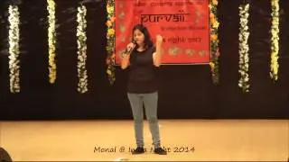 Song by Monal @ India Night 2014 | ISA University of Utah