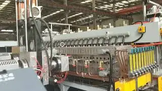 Hollow grid board production equipment plastic packing board production line