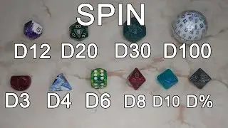 I Spinned all dice from a d3 to a d100