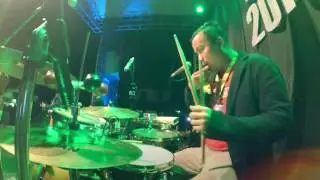 Valent besley drum cam at Makassar Jazz festival 2016
