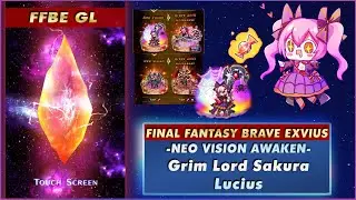 FFBE -NVA- Grim Lord Sakura and Lucius [Halloween Banner]