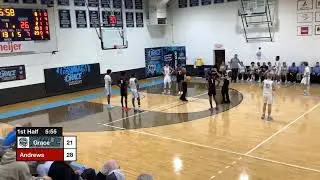 Grace vs Andrews Men&rsquo;s Basketball