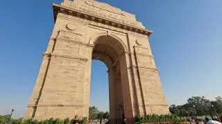 India Gate - Walking Tour 4K