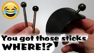 Sticks for leather hair clips