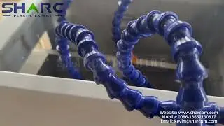 PVC edge band extrusion line SJ65 single screw extruder 2 cavities. 