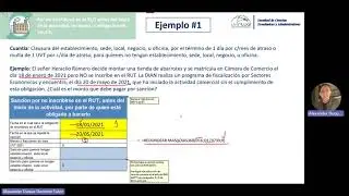 SS #4 - Sanciones tributrias relacionadas con el RUT (parte pr&aacute;ctica)