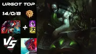 TOP Urgot vs Yone - NA Challenger Patch 25.22