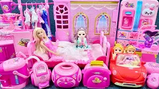 14 Minutes Satisfying with Unboxing Cute Barbie Bedroom Wardrobe Dress Up Play Set Review Toys｜ASMR
