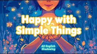 Being Happy with Simple Things | A2 English Shadowing