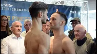 JASON EASTON v GLENN FOOT - OFFICIAL WEIGH IN & HEAD TO HEAD / EASTON v FOOT