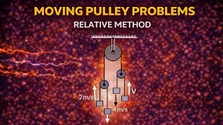 PULLEY CONSTRAINT PROBLEMS | RELATIVE METHOD