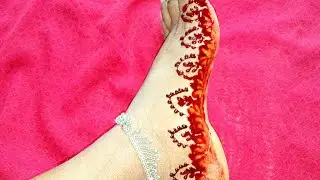 Pair ki mehandi ke design | feet girl | foot mehndi design simple | pair ka design simple #pairmehnd