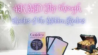 ** Guides of the Hidden Realms ~ 4K HD Flip Through #oracle #tarot #unboxing