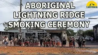 LIGHTNING RIDGE ABORIGINAL SMOKING CEREMONY. [#1Australia]#6136 #иммиграция #эмиграция #австралия