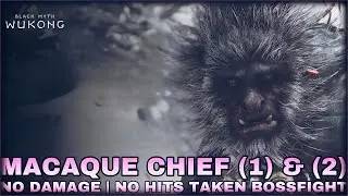 Black Myth Wukong - Macaque Chief (1) & (2) Boss Fight (No Damage Taken)