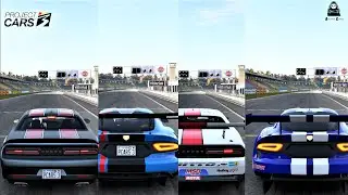 Project Cars 3 Top 4 Fastest || DODGE || Cars Top Speed Test Battle and Damage Test || STOCK ||