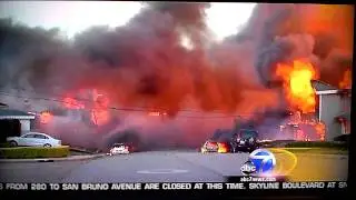 San Bruno Fire 9/9/10 - Bryan Carmody street level footage with commentary