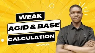 How to calculate the pH of weak acid and weak base  [ph, poh, Ka, Kb, Kw]