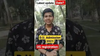 d.u sol admission ug registration 2021 last date latest update #shorts