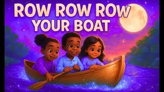 Row Row Row Your Boat | Row Your Boat | Magical Bedtime Lullaby for Kids | Dreamy Sleep Song |