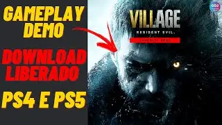 RESIDENT EVIL VILLAGE GAMEPLAY DEMO LIBERADO DOWNLOAD NO PS4 E PS5