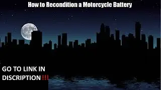 ways to Recondition a Motorcycle Battery - EZ Battery Reconditiong Method