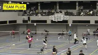2026.1.31　溝上/野田(東川登クラブ)・諸岡/中野(S.i.C)　第39回 会長杯武雄市バドミントン大会
