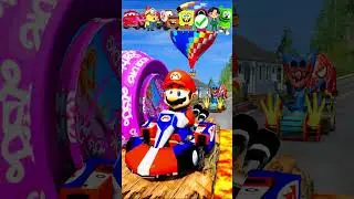 Gummy Bear & Sprunki & Crazy Frog & Spiderman Train & Squid Game VS Barbie in BeamNG.Drive part-160