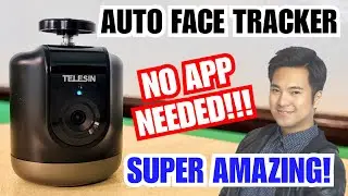 TELESIN Auto Face Tracking Stabilizer REVIEW! : No App Needed! Super Amazing!