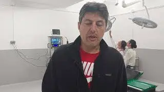 Claudio Bernardo Bard&oacute;n, en el nuevo quir&oacute;fano de Yeguada Finca Maeza