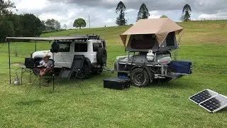 Модификации Suzuki Jimny JB74 2019 года и обзор кемпингового прицепа