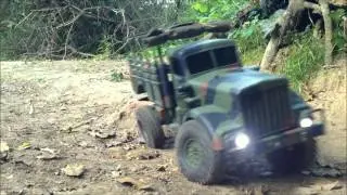 Axial custom built Army truck ( Tamiya Bullhead )