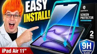 Как установить защитную пленку на экран iPad &mdash; очень просто.